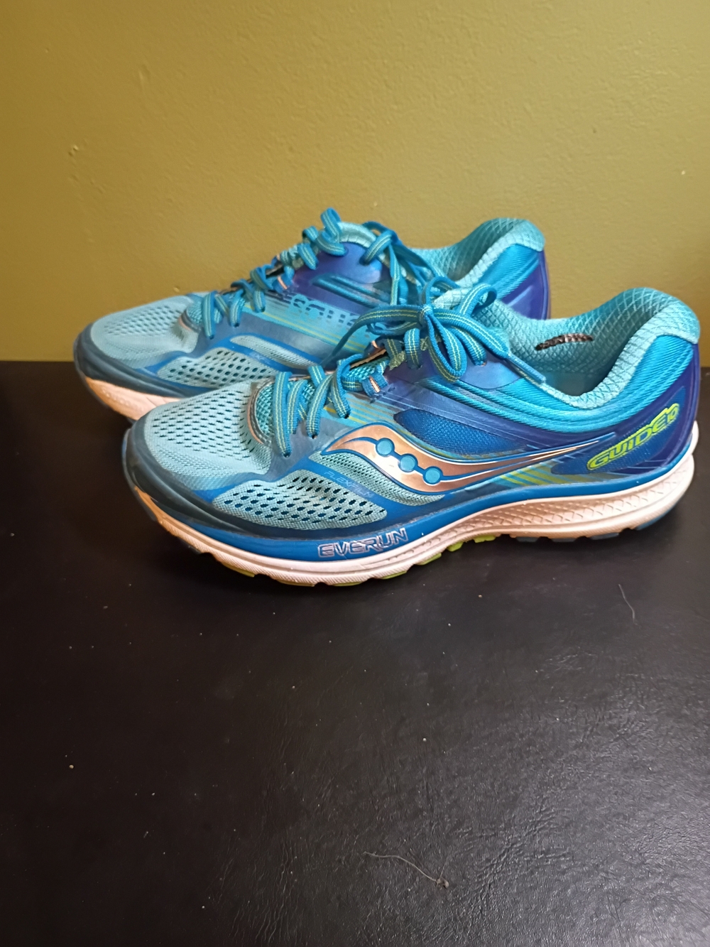 Saucony Women's 8.5 Guide Running Shoes - Teal/Blue